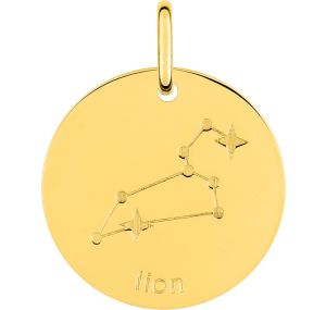 Médaille Lion Or Jaune 