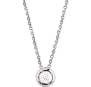 Collier dts 0.18ct GH SI or blanc