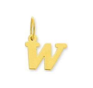 Pendentif lettre W or375 jaune