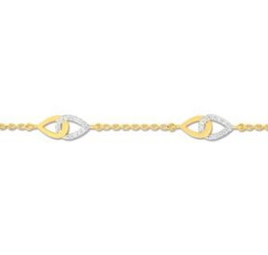 Bracelet en plaqué or jaune ou argent NUAGE - Lorenzo R